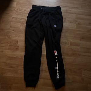 Black champion sweatpants